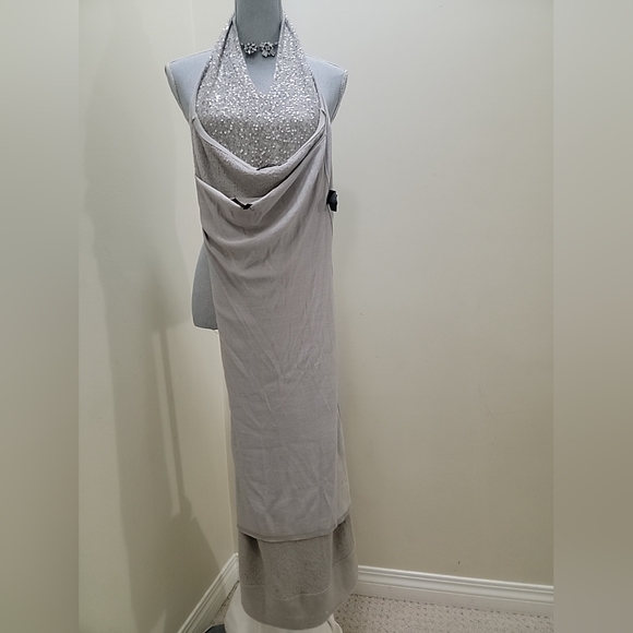 Donna Karan Sequins Long Dress With Lining Inside good condition size medium - Picture 10 of 10